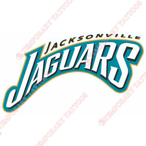 Jacksonville Jaguars Customize Temporary Tattoos Stickers NO.549